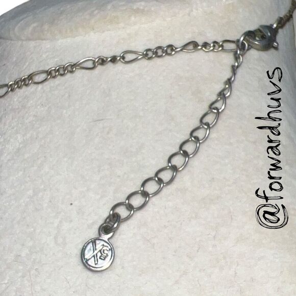 Bundle Sale 3 for $15 | Xiomara Castro XC Olive Green Faceted Glass Necklace - Picture 9 of 10